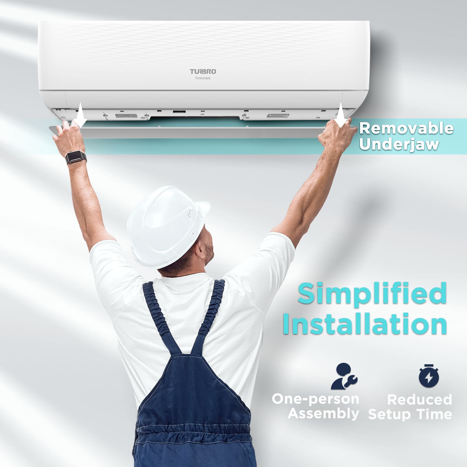 Finnmark Single Zone Mini Split Air Conditioner – R32 (Open Box)